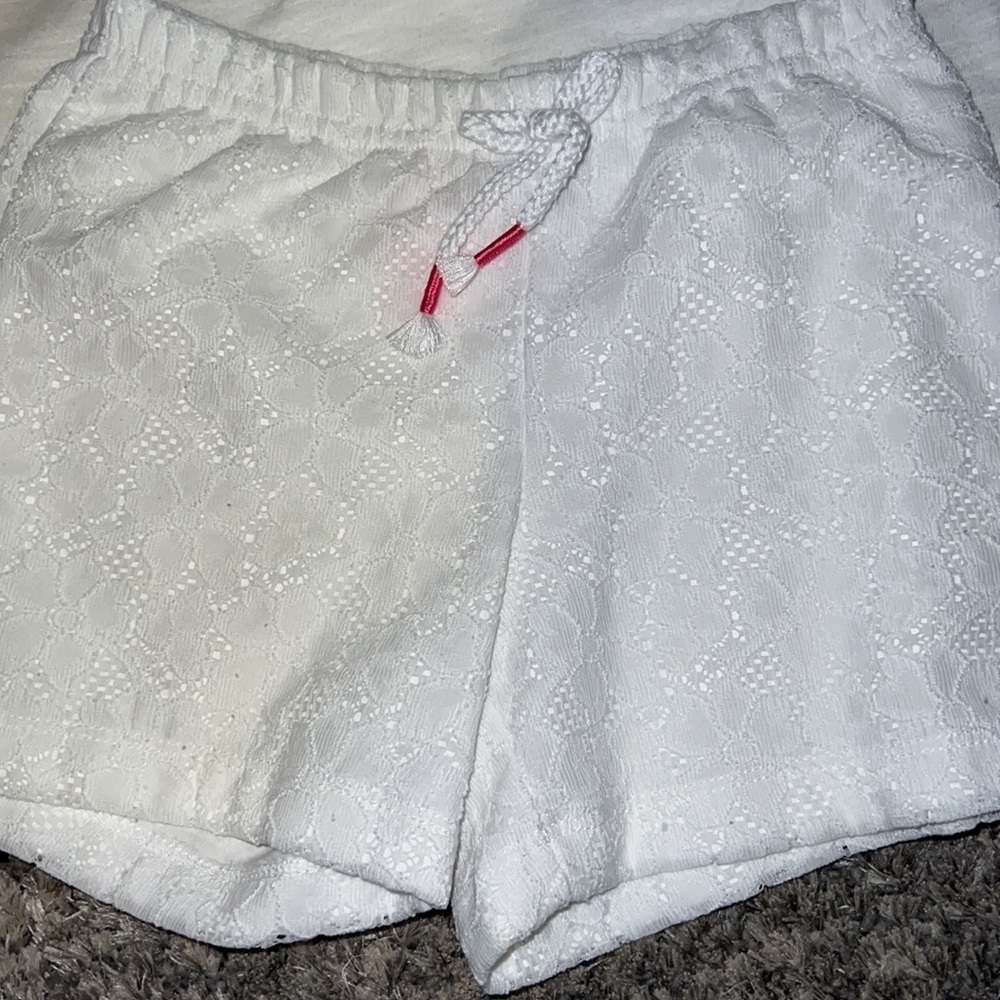 White Lacey Short Set - Picture 2 of 4